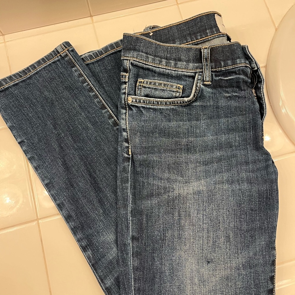 Current Elliott Jeans: Straight Crop